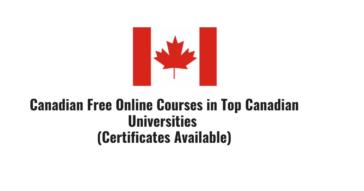 Canadian Free Online Courses