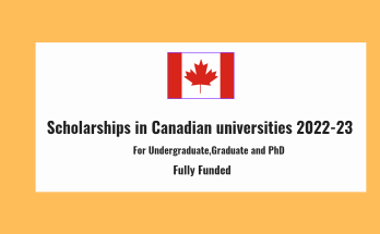 Scholarships in Canadian universities