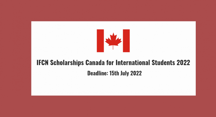 IFCN Scholarships Canada 2022