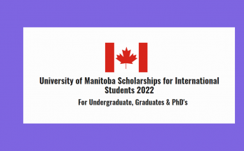 university of manitoba scholarships 2022