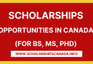 Scholarships Opportunities in Canada