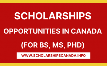 Scholarships Opportunities in Canada