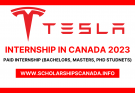 Tesla Internship in Canada 2023