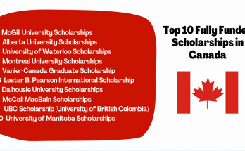 Top 10 Fully Funded Scholarships in Canada