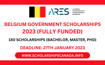 Belgium Government Scholarships 2023