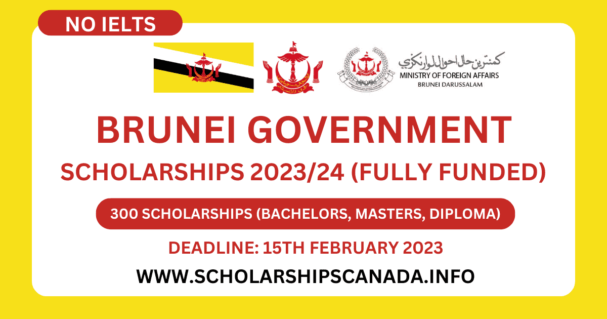 brunei phd scholarship 2023