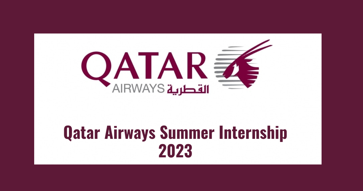 Qatar Airways Summer Internship 2023