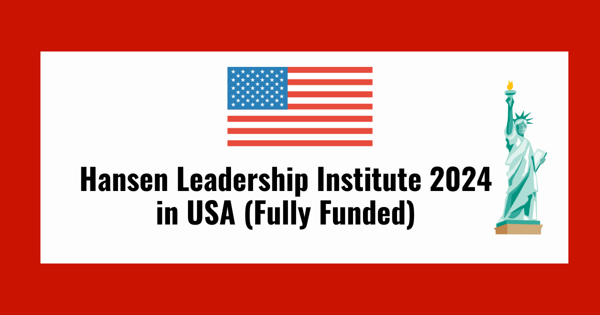 Hansen Leadership Institute 2024 in USA