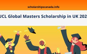 UCL Global Masters Scholarship in UK 2024