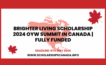 Brighter Living Scholarship 2024
