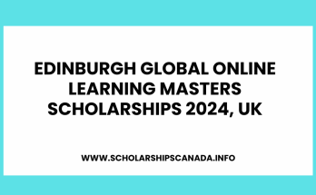 Edinburgh Global Online Learning Masters Scholarships