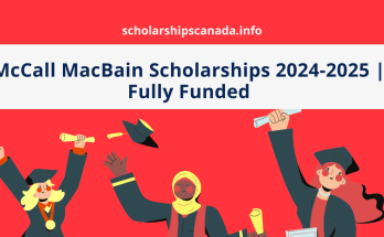 McCall MacBain Scholarships 2024-2025