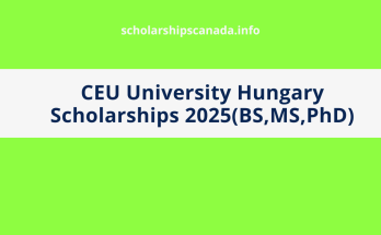 CEU University Hungary Scholarships 2025