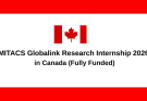 MITACS Globalink Research Internship 2026