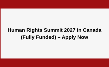 Human Rights Summit 2027 in Canada